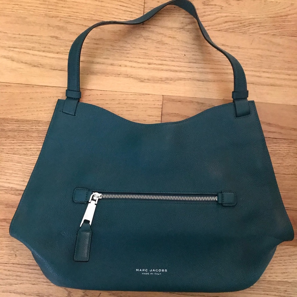 NWOT Marc Jacobs small dark teal shoulder bag